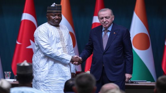 أردوغان وتشياني يبحثان تعزيز التعاون وتوقيع اتفاقيات جديدة بين تركيا والنيجر