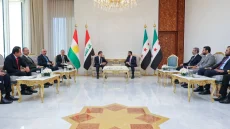 الشرع وبارزاني يبحثان تعزيز التعاون وتطبيق اتفاق دمج قسد