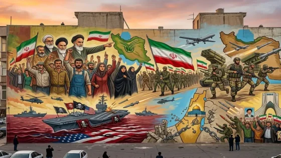 طهران في حالة حرب.. إيران تستخدم الواجهات البصرية لترسيخ الرواية الرسمية